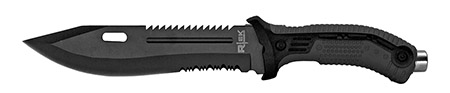 12" R-Tek Combat Knife - Black