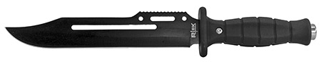 13" R-Tek Tactical Combat Knife - Black