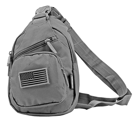 Military Side Sling Bag - Grey
