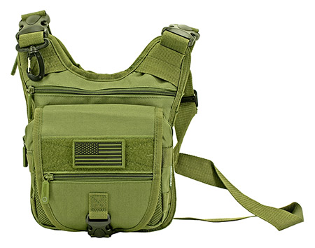 Tactical Sling Range Bag - Olive Green
