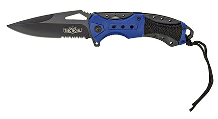 4.75" Spring Assist Folding Knife - Blue
