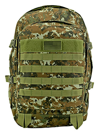 Military Molle Pack - Green Digital Camo