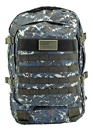 Military Molle Pack - Blue Digital Camo