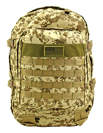 Military Molle Pack - Desert Digital Camo