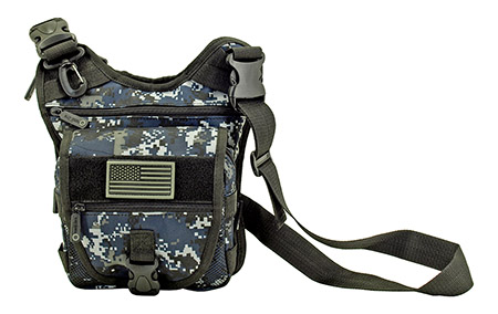 Tactical Sling Range Bag - Blue Digital Camo