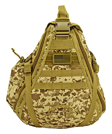 Military Sling Backback - Desert Digital Camo