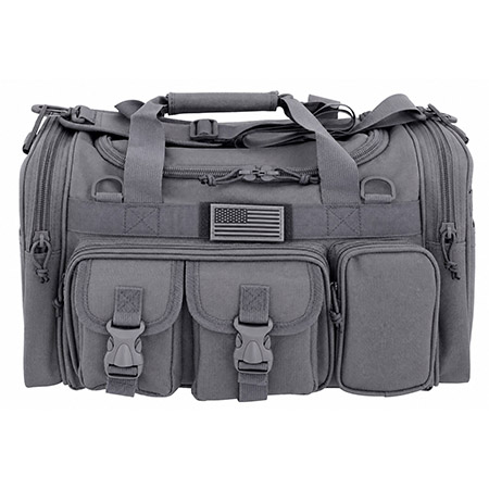 17" East West 118 Series Multi-Compartment Tactical Gear Duffle Bag - Grey