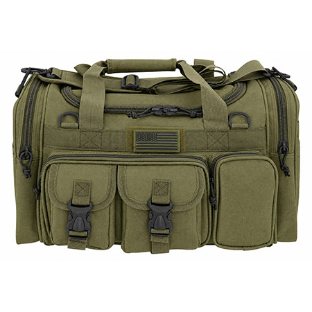 17" East West 118 Series Multi-Compartment Tactical Gear Duffle Bag - Olive Green