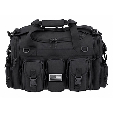 22" East West 122 Series Multi-Compartment Tactical Gear Duffle Bag - Black