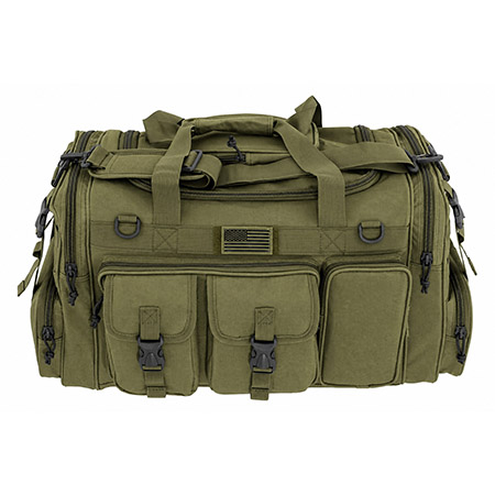 25" East West 126 Series Multi-Compartment Tactical Gear Duffle Bag - Olive Green
