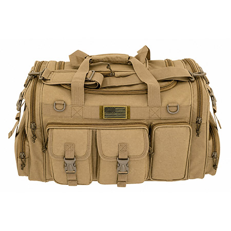 25" East West 126 Series Multi-Compartment Tactical Gear Duffle Bag - Desert Tan