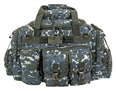 The Humvee Duffle Bag - Blue Digital Camo