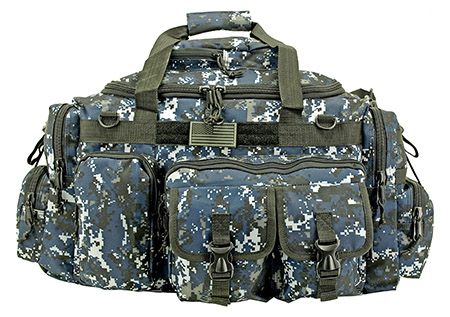 The Humvee Duffle Bag (Large) - Blue Digital Camo