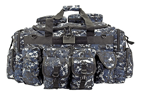 The Tank Duffle Bag - Blue Digital Camo