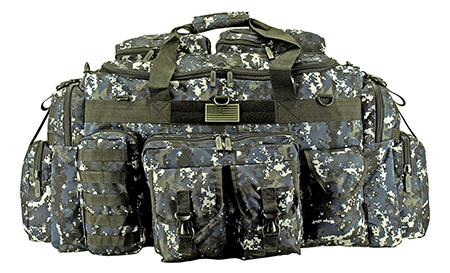 The Tank Duffle Bag (Large) - Blue Digital Camo