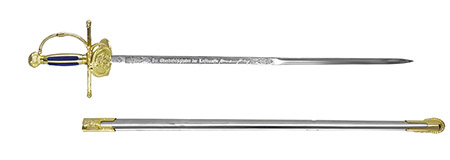 36" Military Sword - Gold