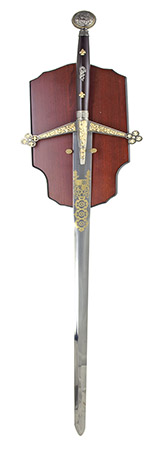 57" Claymore Decorative Sword with Plaque