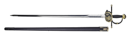 41" Don Quixote Fantasy Spanish Rapier