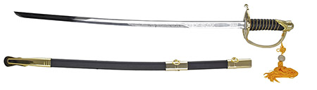 39" Confederate Sword - Gold