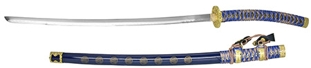 44" Jintachi Ceremonial Sword - Blue