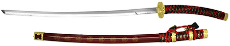 44" Jintachi Ceremonial Sword - Red