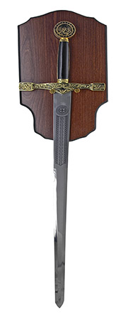 45" Excalibur Decorative Sword with Plaque