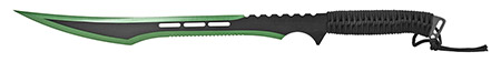 27" Stainless Steel Machete with Sheath - Green