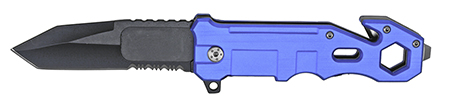 4.5" Spring Assist Folding Knife - Blue