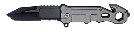 4.5" Spring Assist Folding Knife - Gunmetal