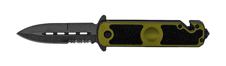 4.75" Spring Assisted Folding Knife - Olive Green