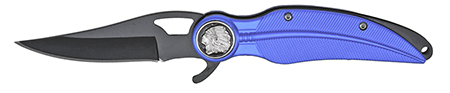 4.5" Spring Assist Folding Knife - Blue