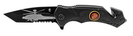 4.5" Spring Assist Folding Knife - Marines