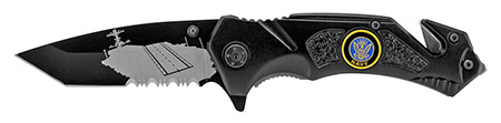 4.5" Tactical Navy Pocket Knife