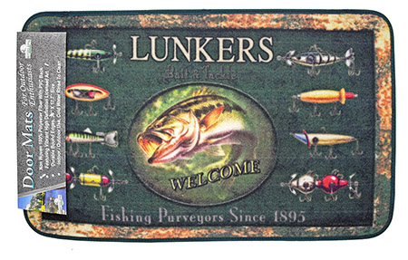 Lunkers Fishing Door Mat