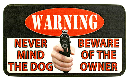 Nevermind the Dog Door Mat