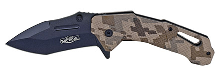5" Spring Assist Folding Knife - Brown Camo