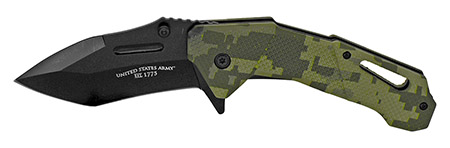 5" Spring Assisted U.S. Army Folding Knife - Digital Camo