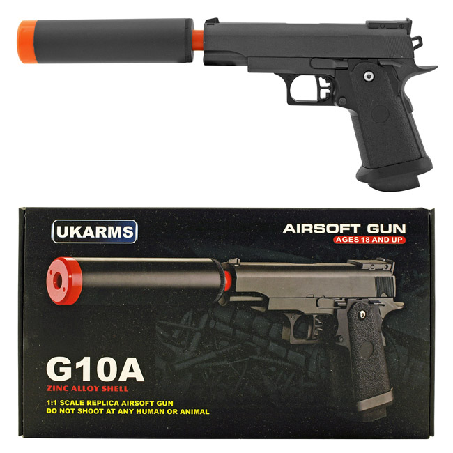 UKArms G10A Replica Spring Powered Airsoft Handgun