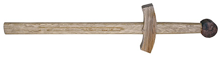 17.5" Wooden Dagger