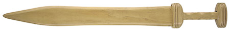 28" Wooden Roman Sword