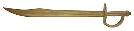 30" Wooden Pirate Sword