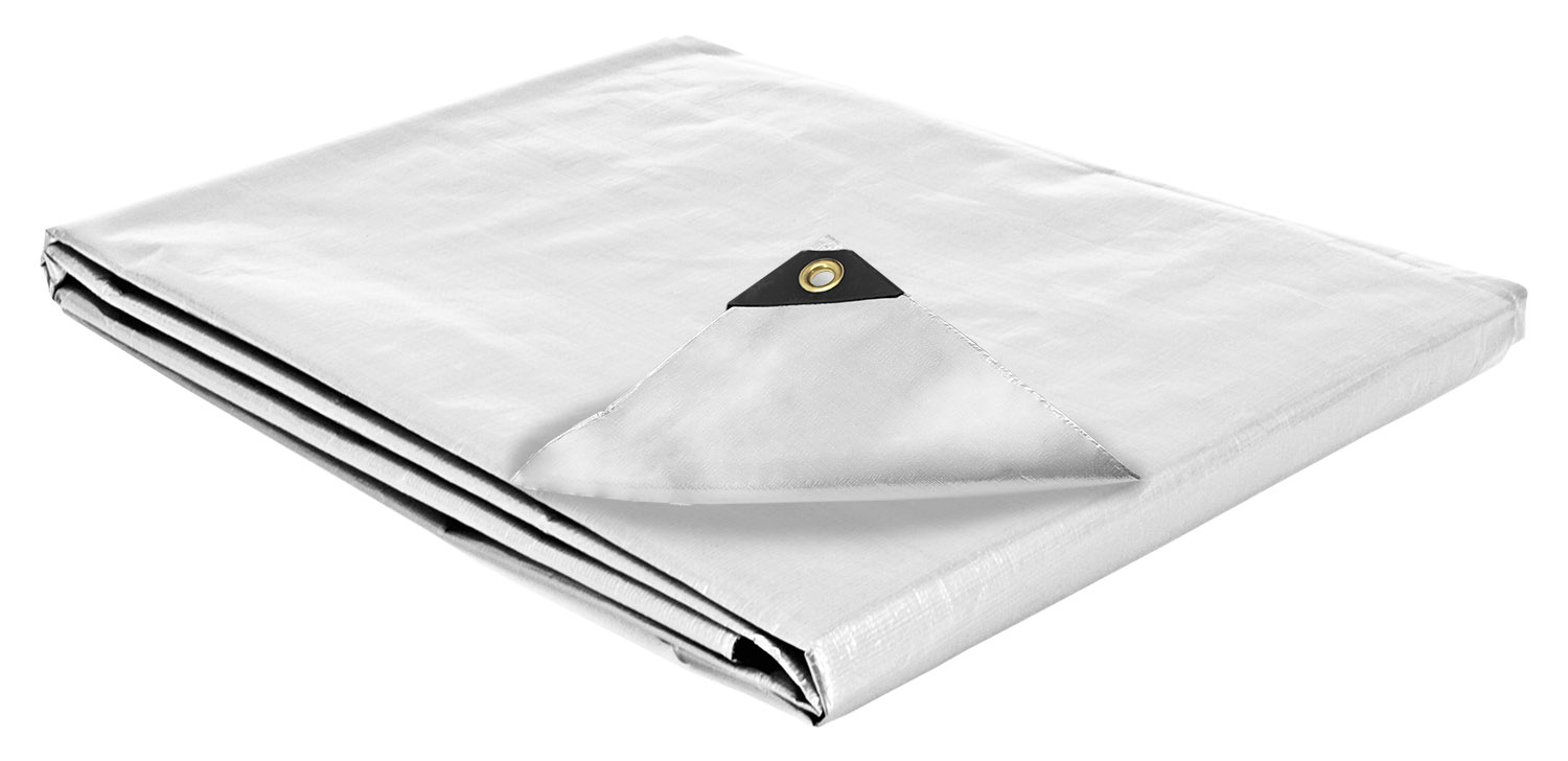 24 x 24 Heavy Duty Canopy Tarp - White