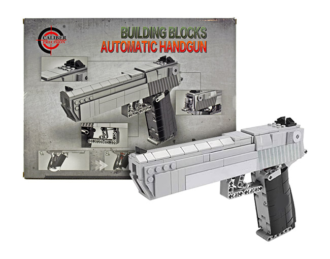 9.5" Building Blocks 3D Puzzle Puzzle Functional Handgun Kit