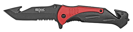 4.5" Spring Assist Folding Knife - Red