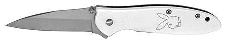 4" Spring Assist Bunny Folding Knife - White