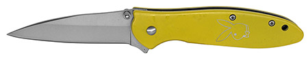 4" Spring Assist Bunny Folding Knife - Yellow