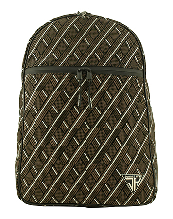 Jungle Hive Lifestyle Backpack - Brown Diamond Pattern