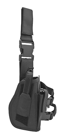 Heavy Duty Delta Tactical Leg Drop Pistol Holster - Black