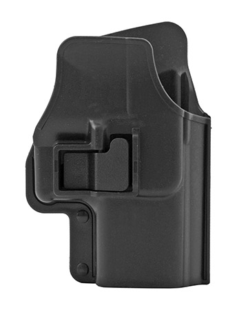 Galaxy Hard Shell Side Arm Pistol Holster - Black