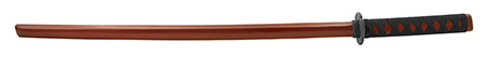 40" Wooden Practice Ninja Samurai Sword - Red